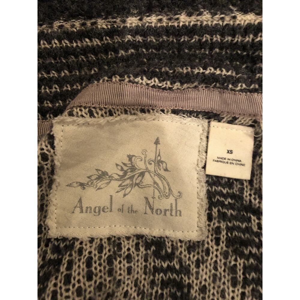 $128 Anthropologie ANGEL OF THE NORTH Equinox Cardigan Sweater Wool Blend Sz XS - Picture 9 of 10